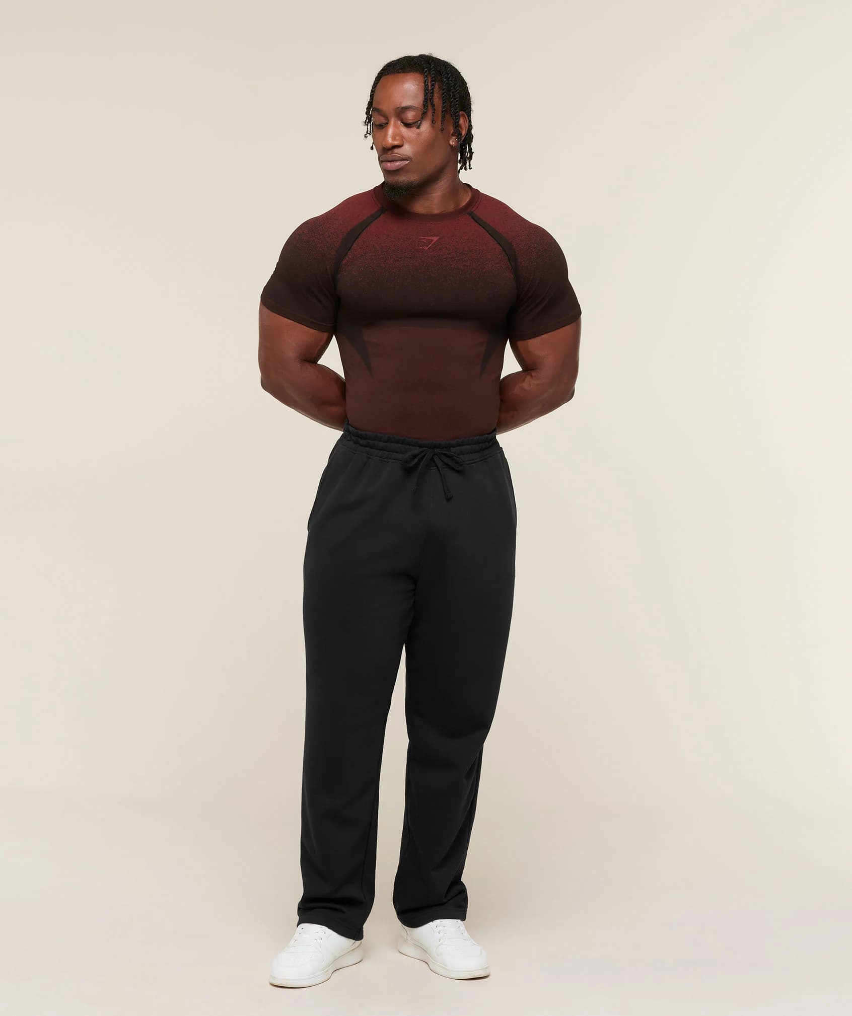 Gymshark Shadow Seamless T Shirt Red (3)